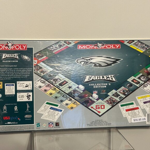 NEW NFL Philadelphia EAGLES Collector's Edition Monopoly Board Game - Sealed - Picture 4 of 7